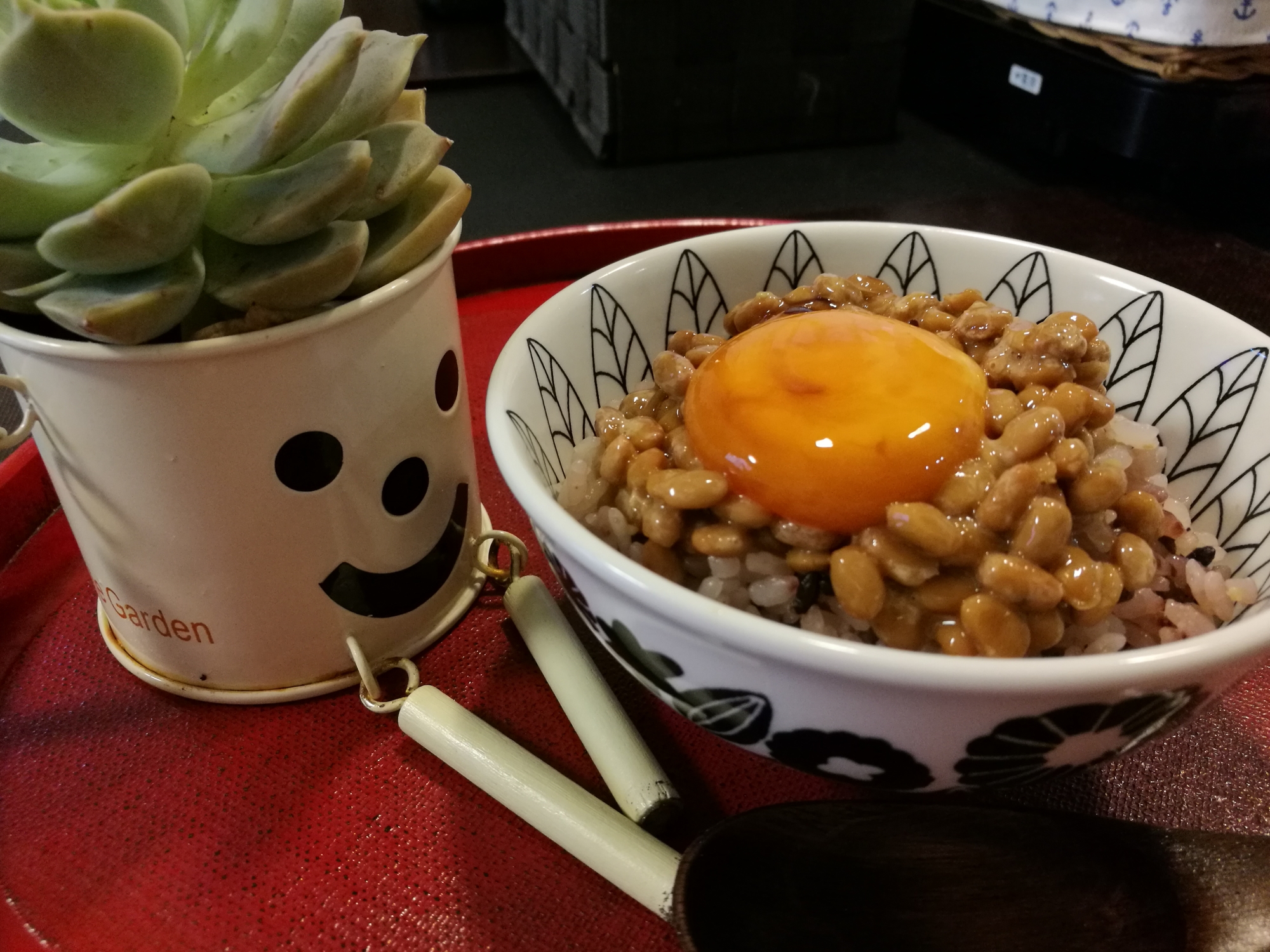 味たま納豆ごはん