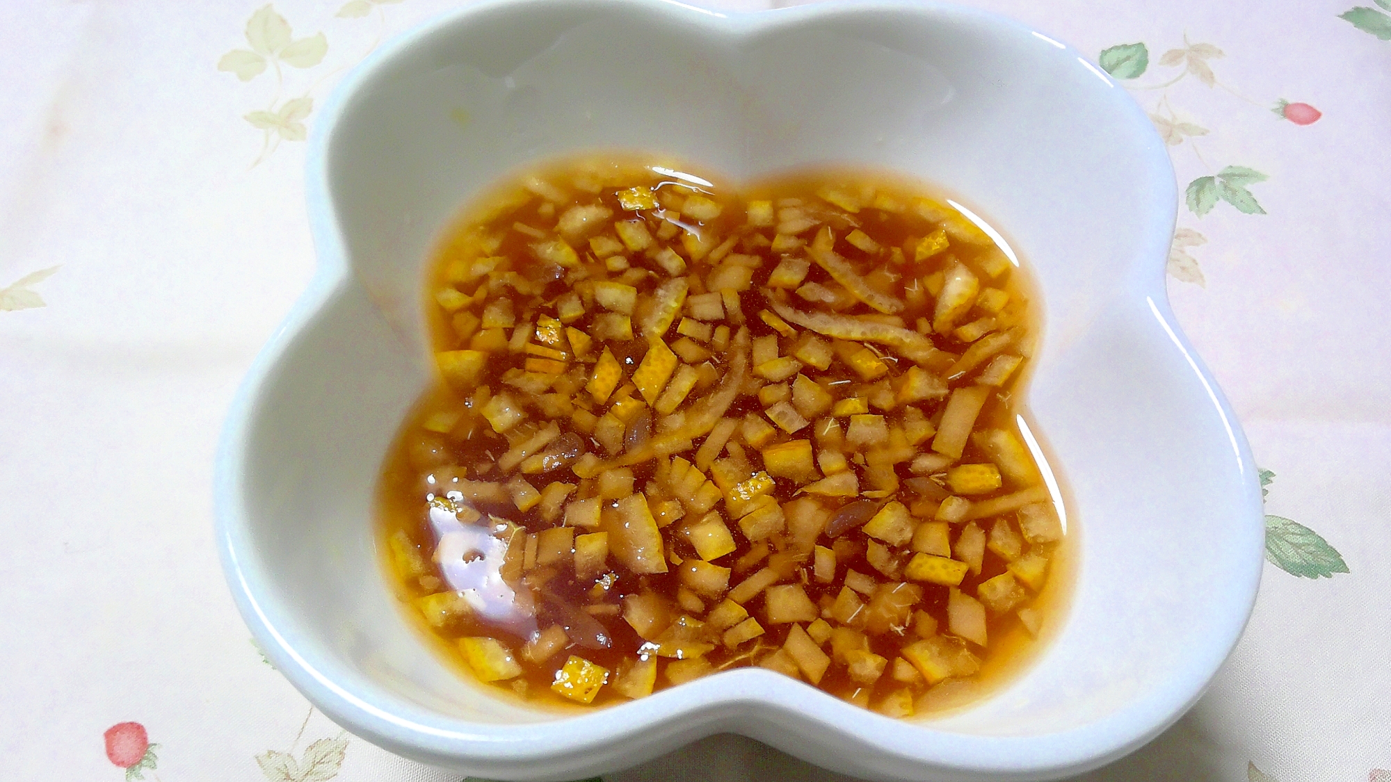 簡単!めんつゆで作る皮ごとゆずポン酢