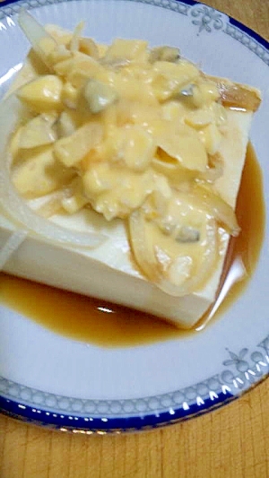 おいしぃ！タルタルオニオン冷奴
