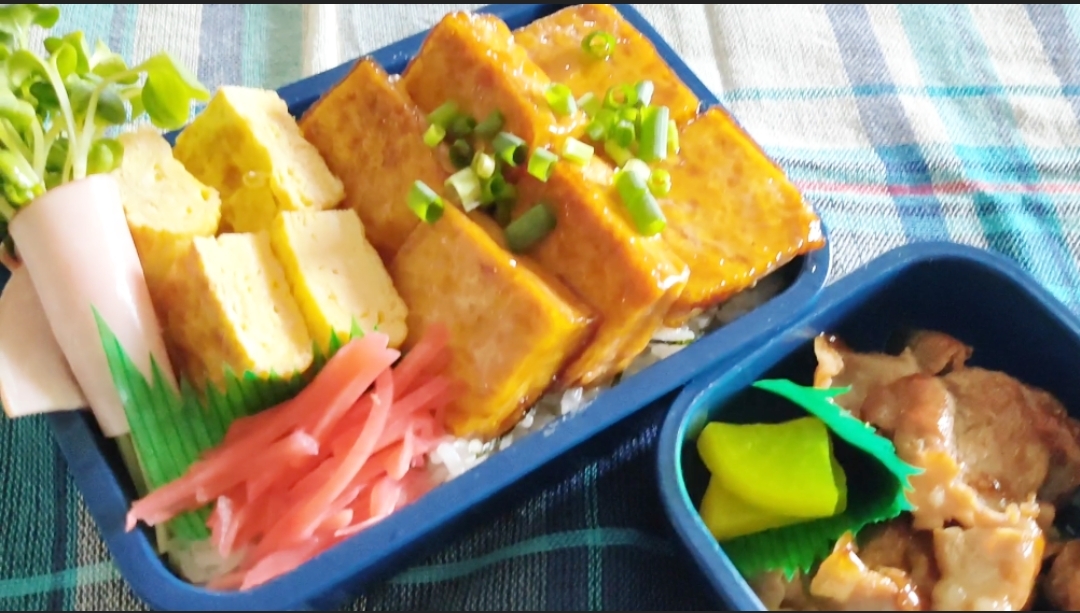 豆腐の照り焼き丼