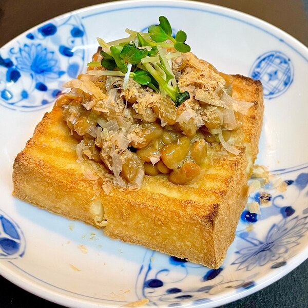 大豆たんぱく質チャージ完了 納豆を乗せた厚揚げ レシピ 作り方 By もふ 楽天レシピ 大豆たんぱく質チャージ完了 納豆を乗せた厚揚げ レシピ 作り方 By もふ 楽天レシピ