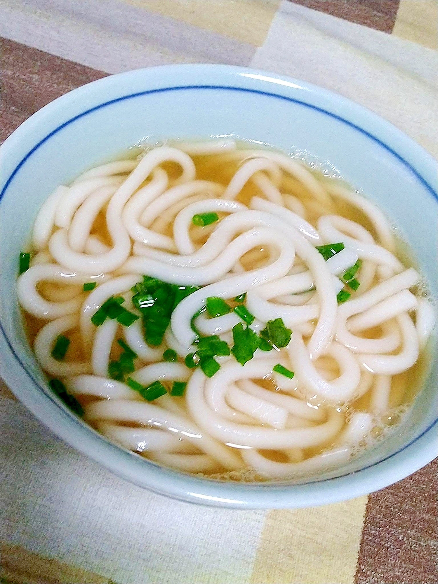 簡単で美味しい素うどん