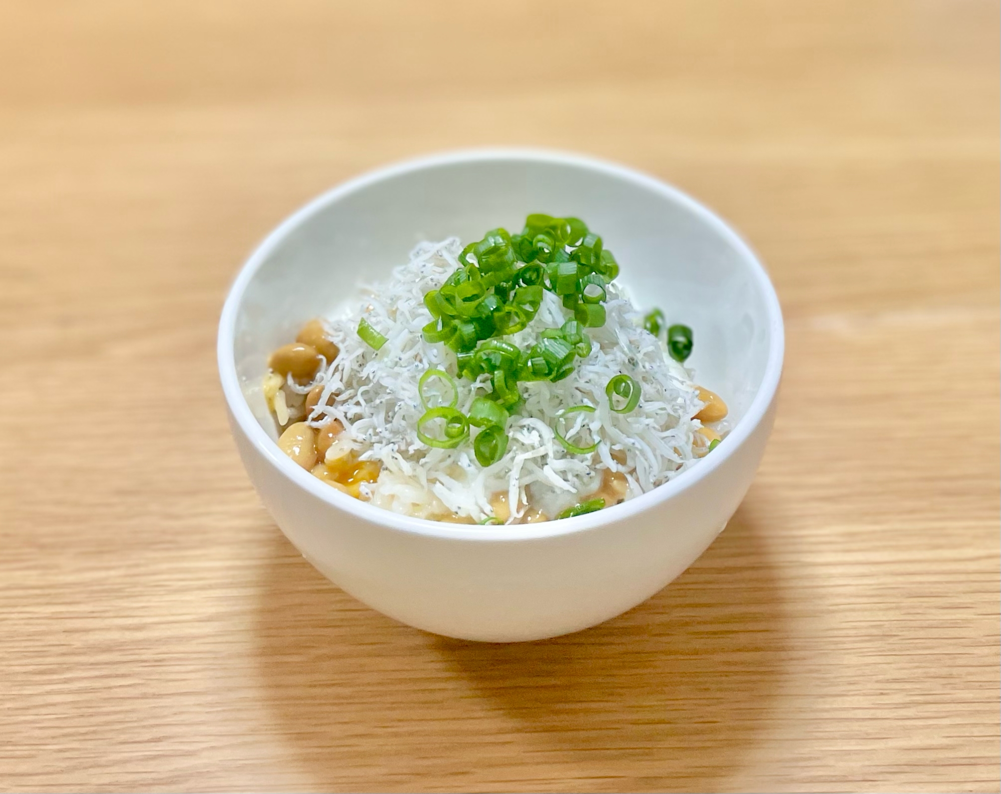 しらす納豆ごはん