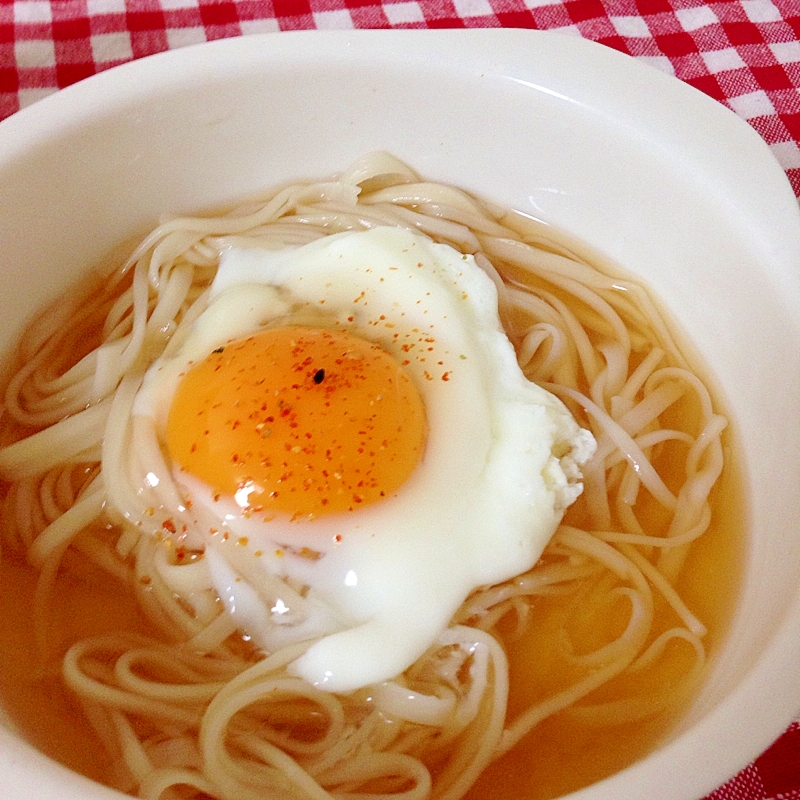 半熟卵のうどん★