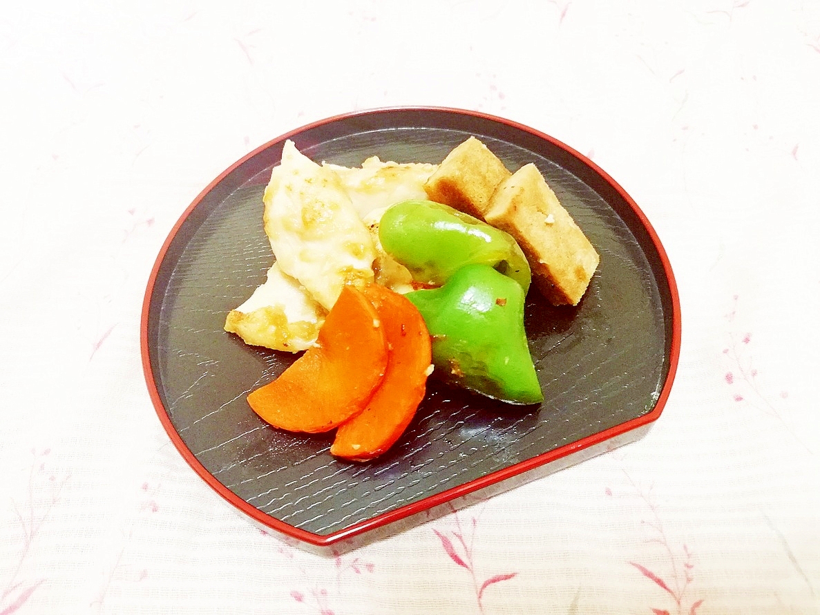 鶏ムネと高野豆腐の蒸し焼き風