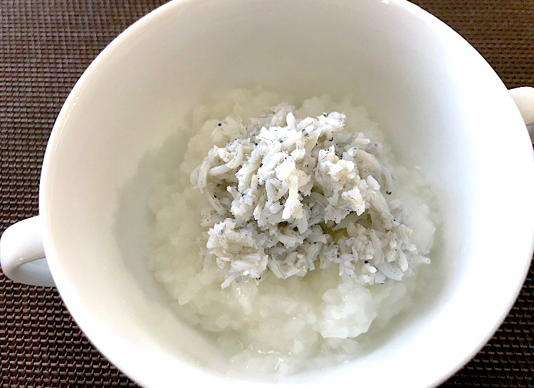 離乳食中期 しらすがゆ 生後7ヶ月8ヶ月のお粥 レシピ 作り方 By Balletmom 楽天レシピ 離乳食中期 しらすがゆ 生後7ヶ月8ヶ月のお粥 レシピ 作り方 By Balletmom 楽天レシピ