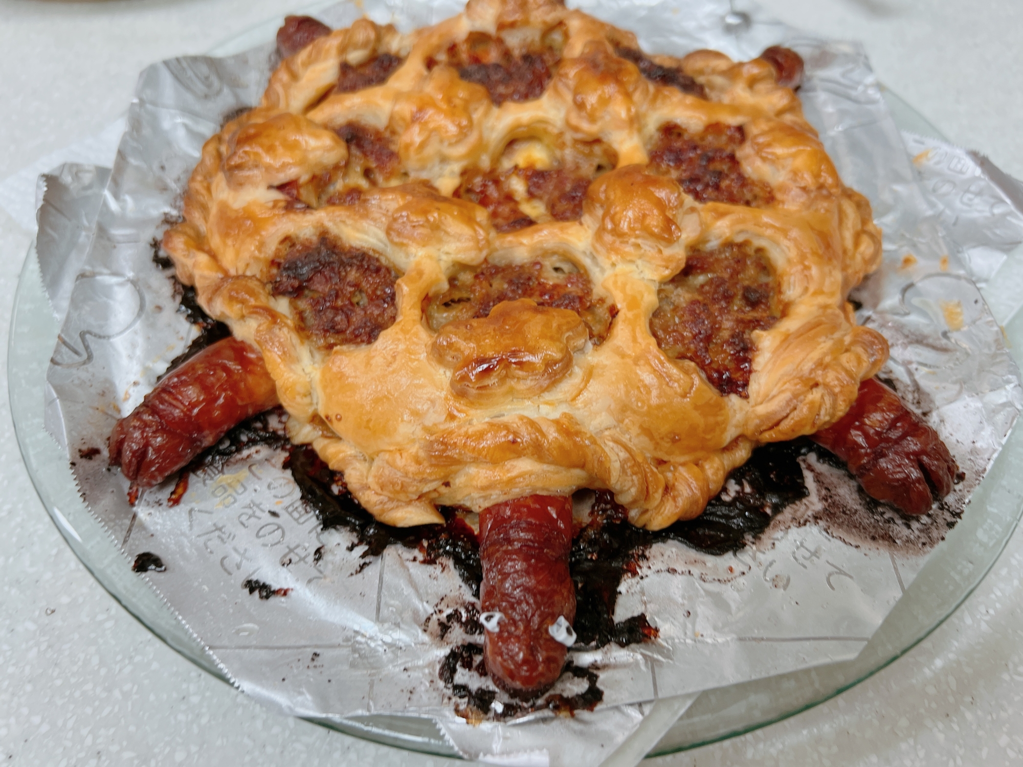 亀のミートパイ チーズイン ⭐クリスマスディナー⭐