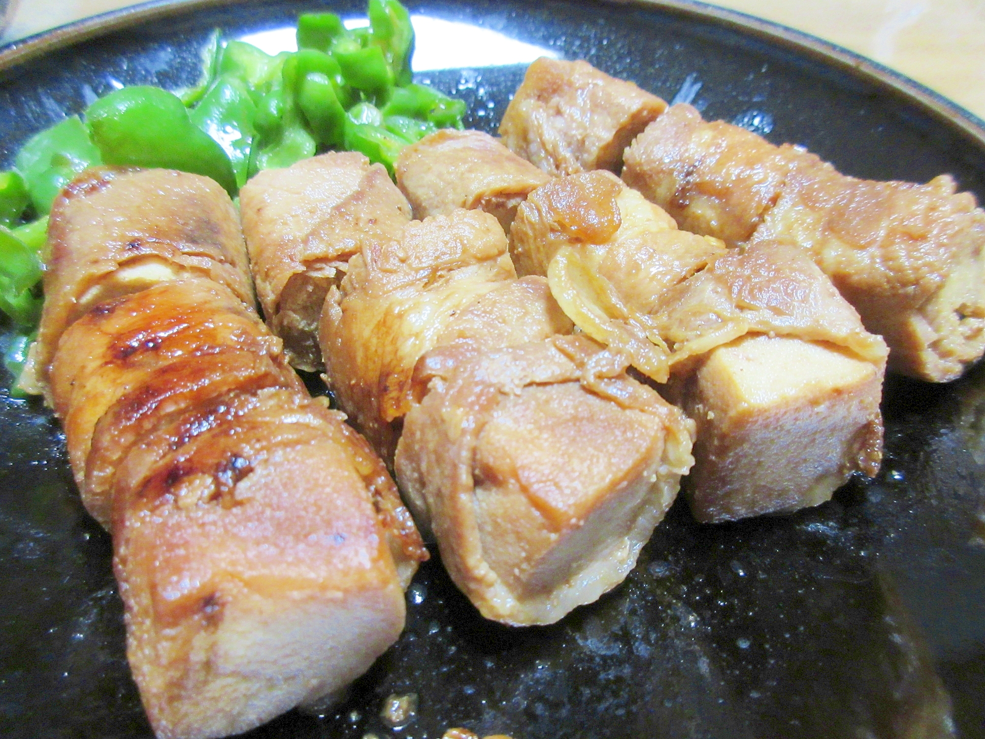 高野豆腐の肉巻き