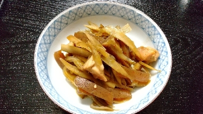 牛蒡とこんにゃくの煮物