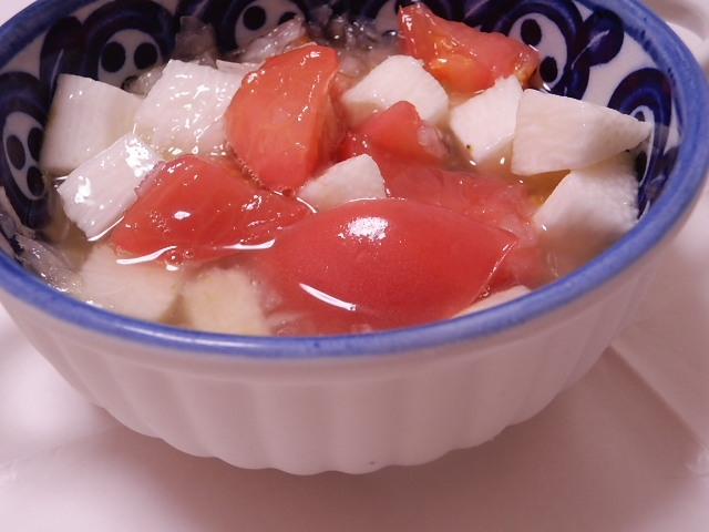 トマトと長芋の一品■切って漬けるだけ■おかず■
