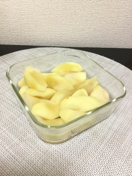 柔らかめのりんごで♡
大きめカットもいいですね♡
ご馳走さまでした(ღˇᴗˇ)