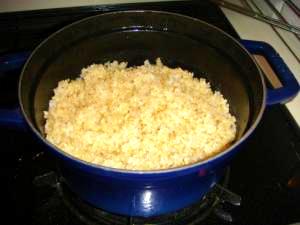 【炊飯】ストウブ（ラウンド20㎝）で炊く玄米