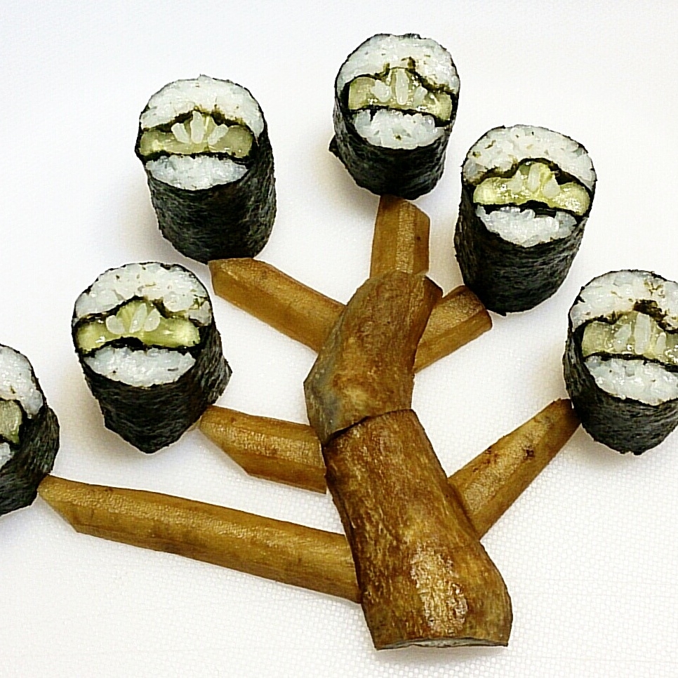 寿司型 模様巻き きゅうりで松 レシピ 作り方 By Kano3 楽天レシピ
