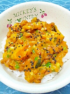 納豆の食べ方-柚子＆かぼちゃ♪