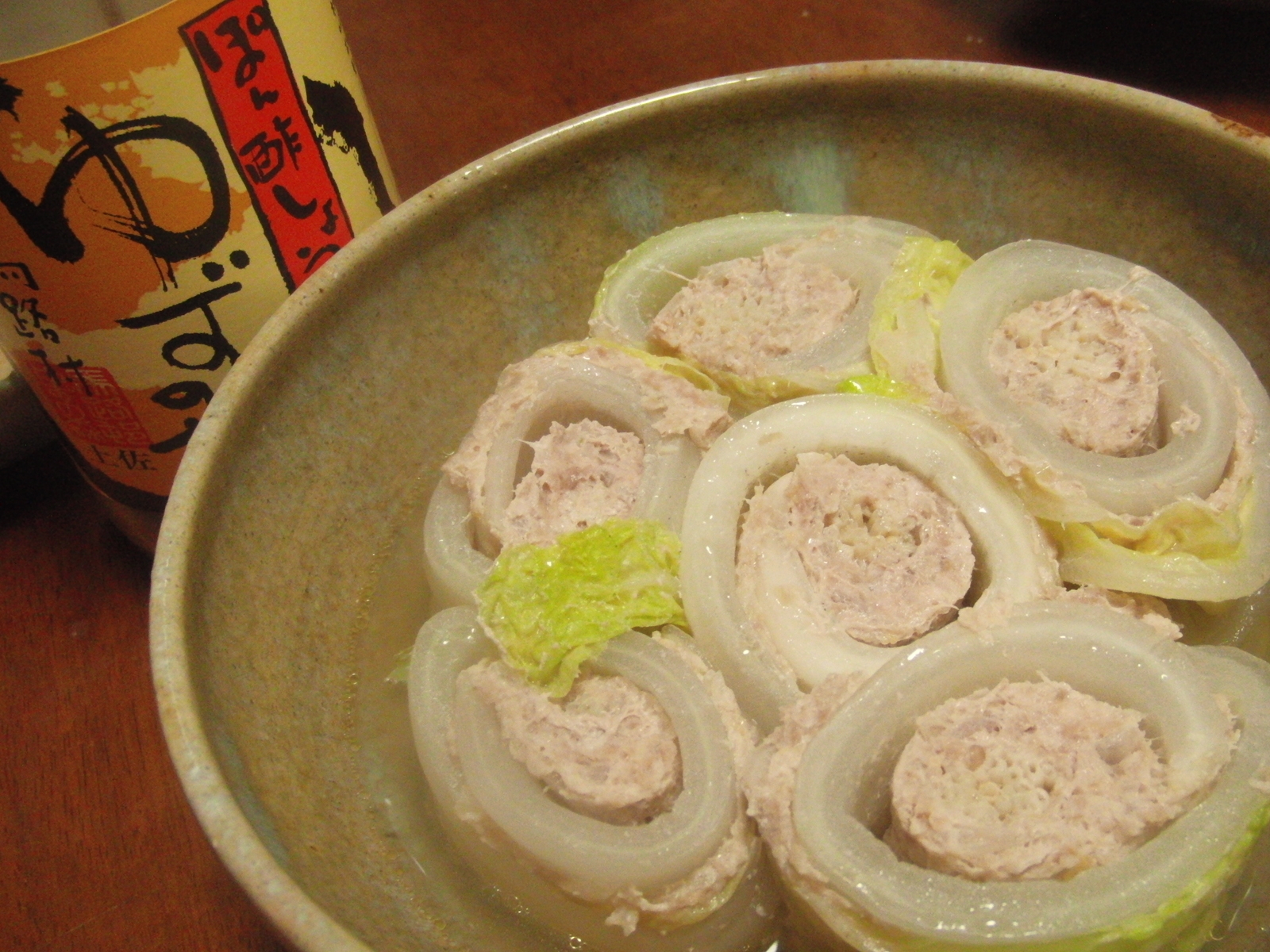 時間差ご飯の白菜鍋