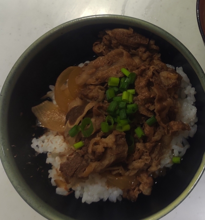 白だしで作る時短牛丼