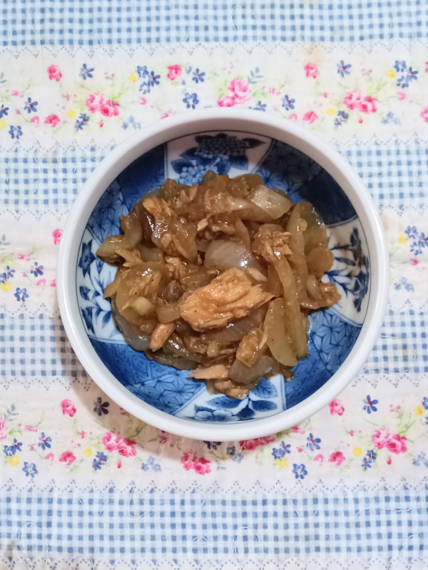 ツナと玉ネギのしょうゆ味ツナ缶炒め★