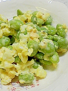 枝豆と卵のサラダ