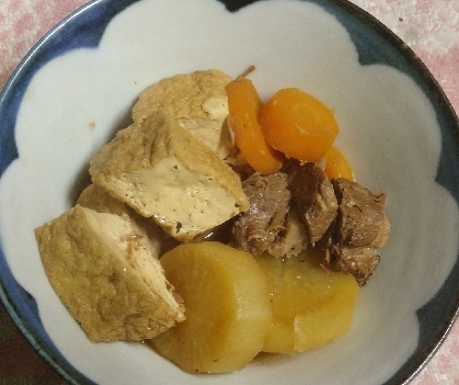 こんにちは〜里芋の代わりにニンジンで作ってみました(*^^*)レシピありがとうございます。