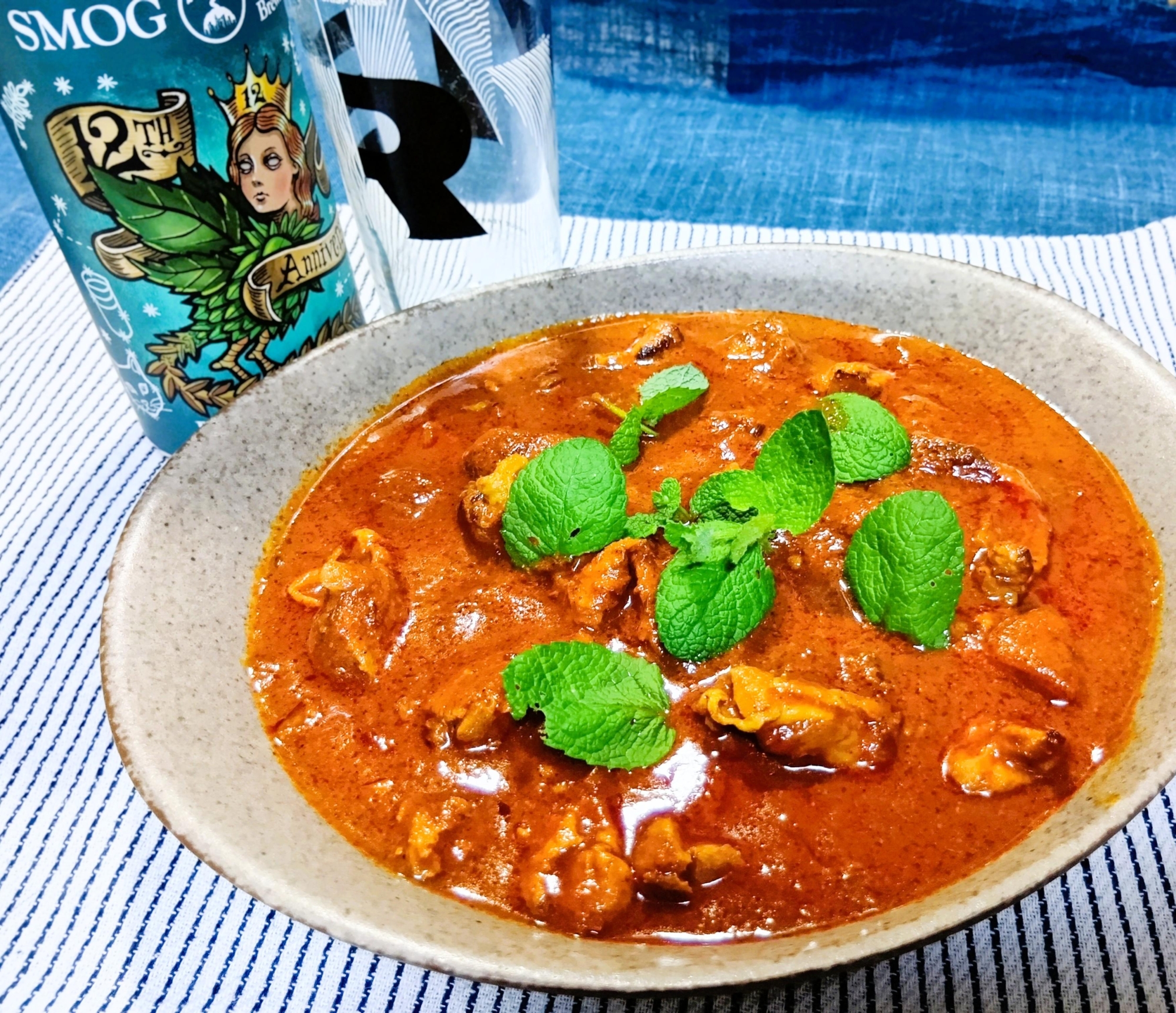 希少部位！鶏肩小肉のトマトココナッツカレー