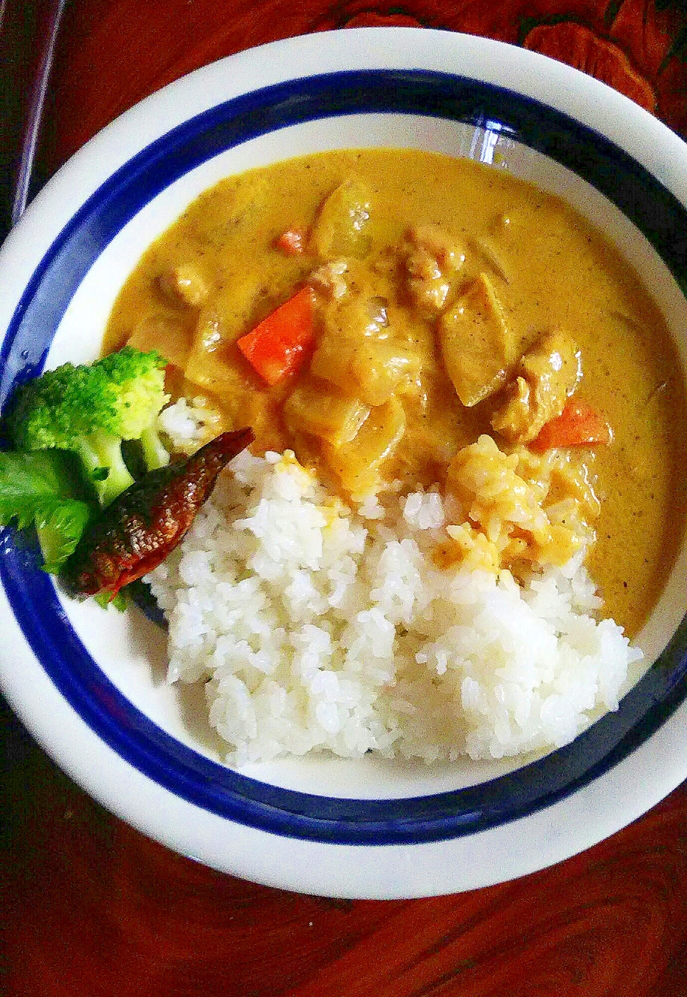 豆乳入りチキンカレー