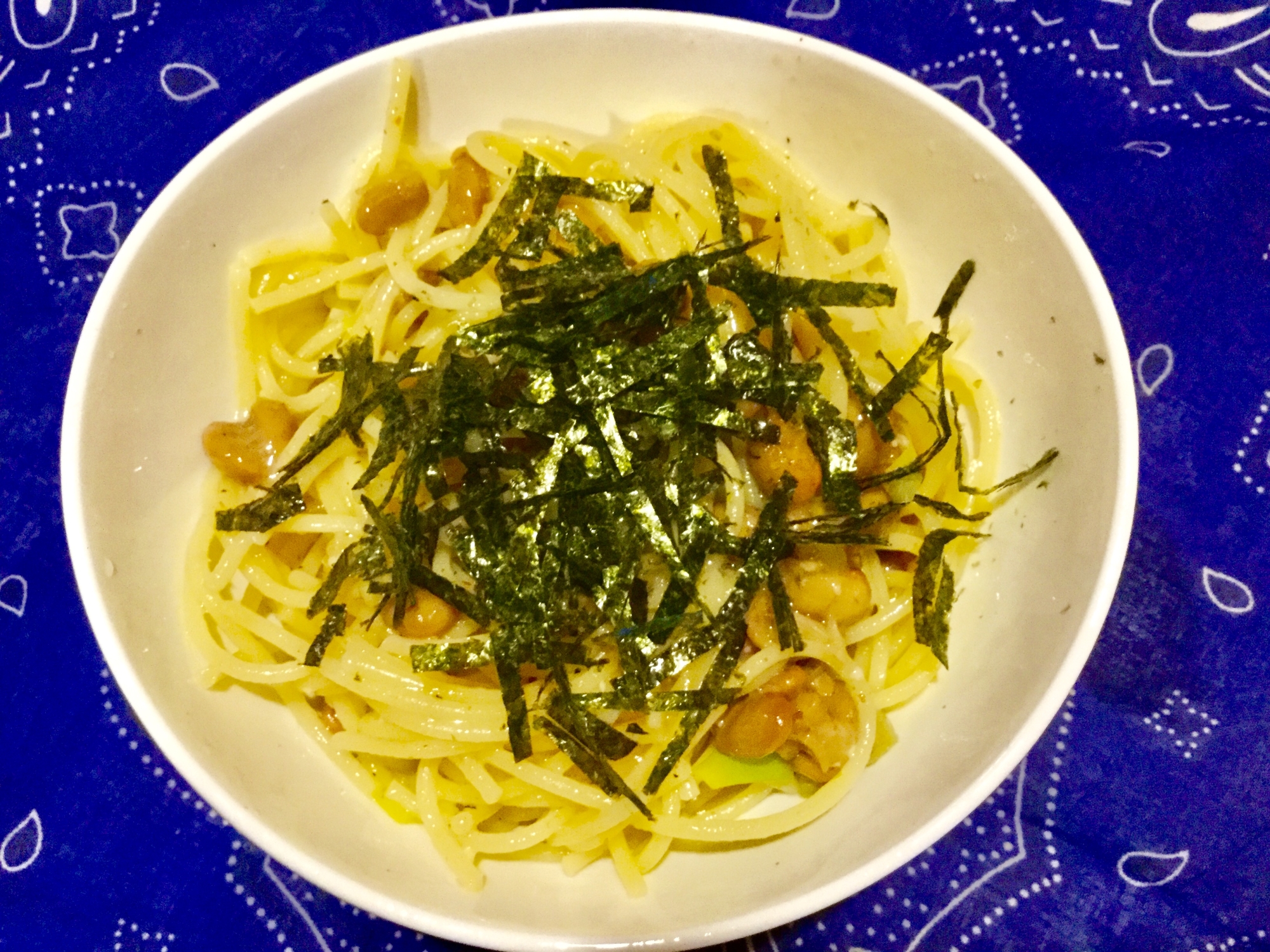 納豆パスタ