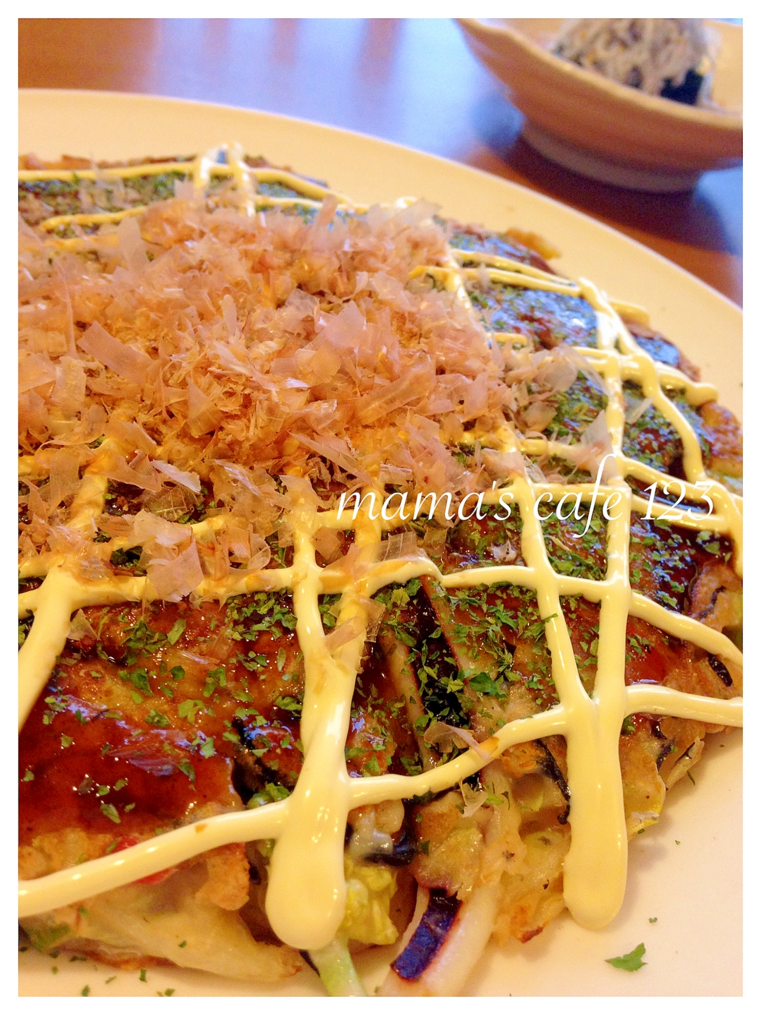 白菜で作る イカともち入りで絶品 なお好み焼き レシピ 作り方 By Mama S Cafe 123 楽天レシピ