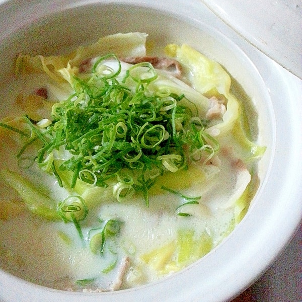 あったか 豚とキャベツのあっさり豆乳鍋 レシピ 作り方 By こんぎぃ 楽天レシピ あったか 豚とキャベツのあっさり豆乳鍋 レシピ 作り方 By こんぎぃ 楽天レシピ