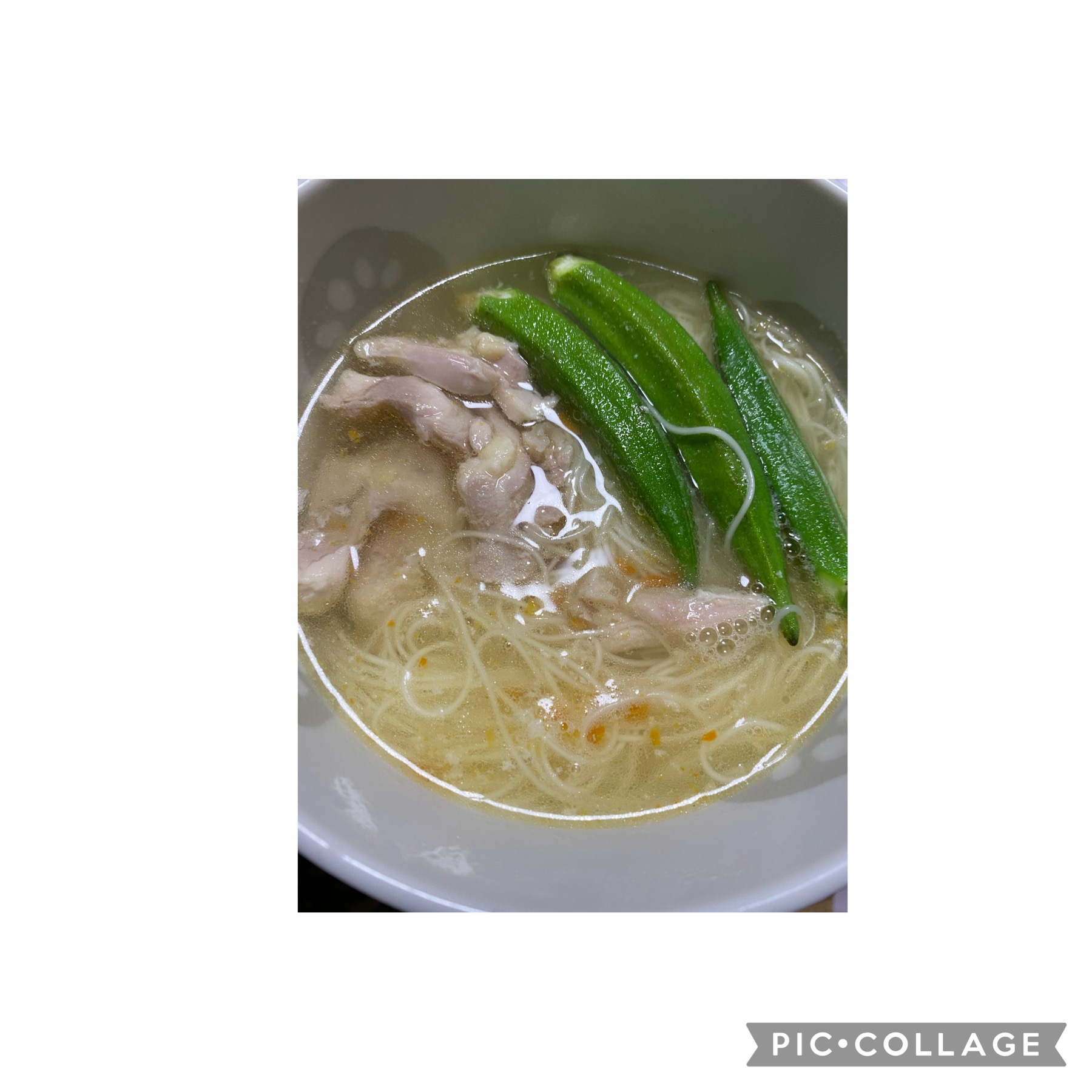 あっさりそうめんのラーメン