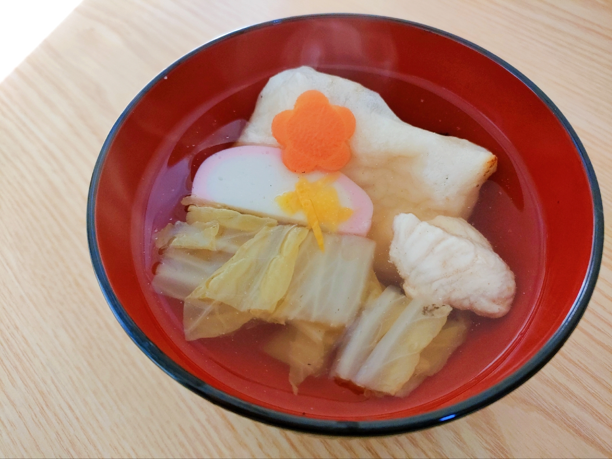 鶏むね肉と白菜のお雑煮