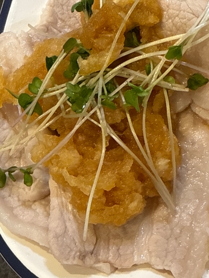 いくらでも食べれる！豚肉のさっぱり大根おろしかけ