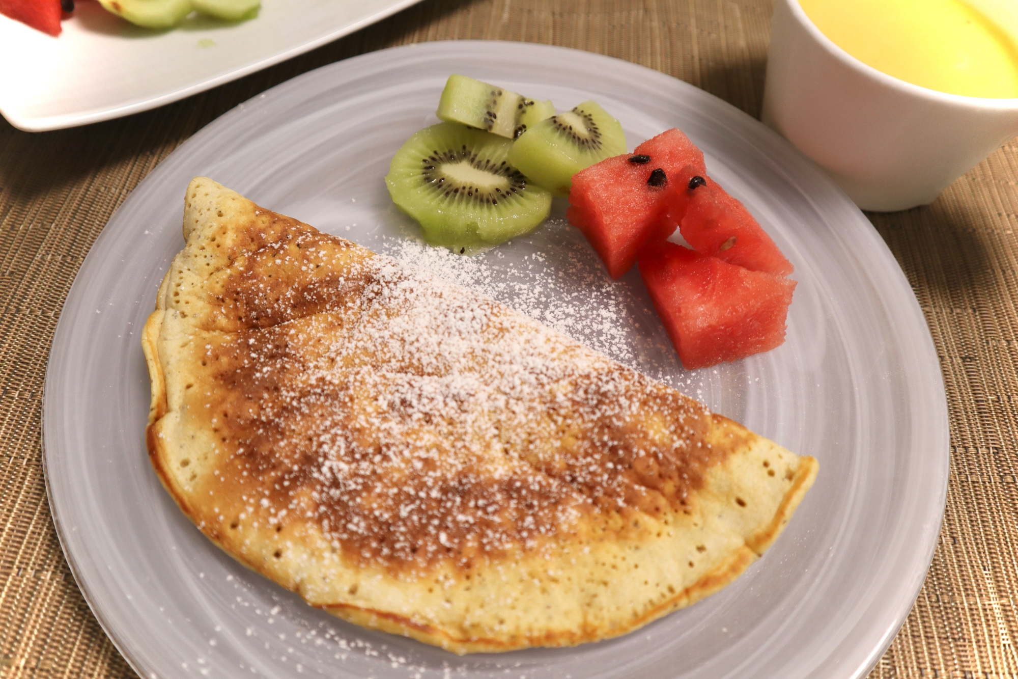 ほんのり香る紅茶のホットケーキ✨子供も大好き。