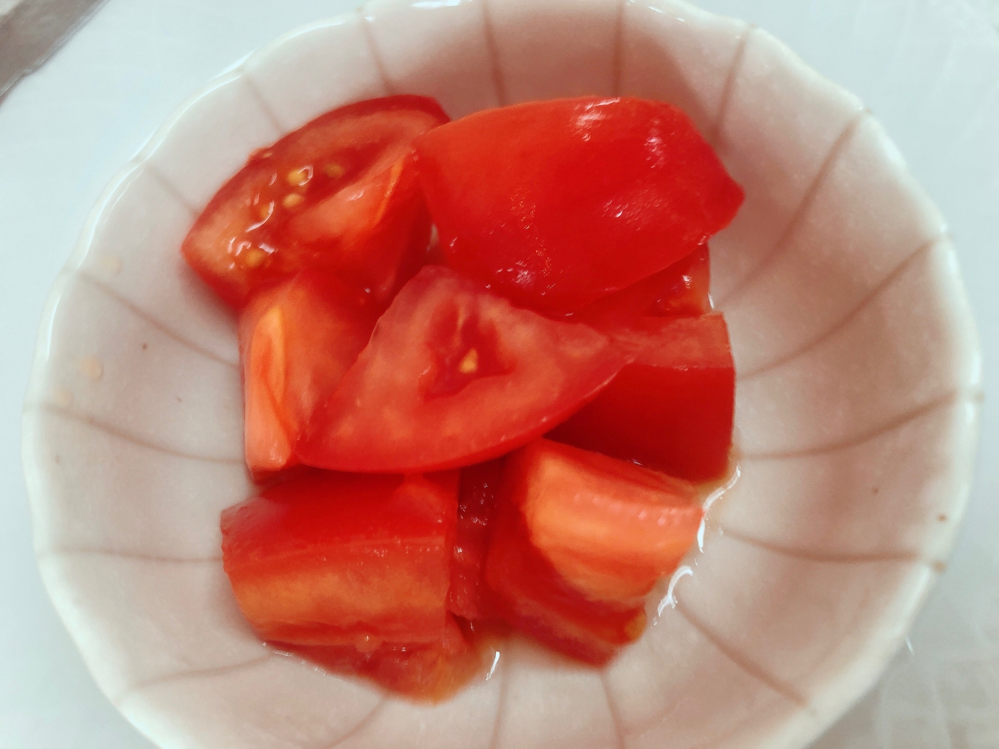 トマトの浅漬け中華風