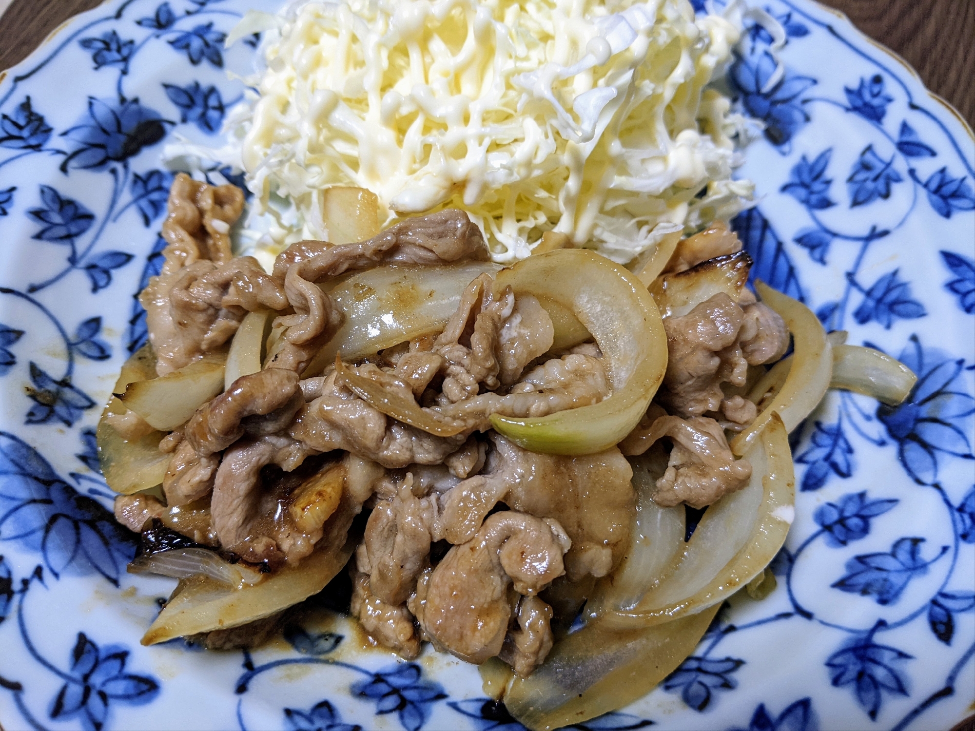 豚肉と玉ねぎの甘辛炒め