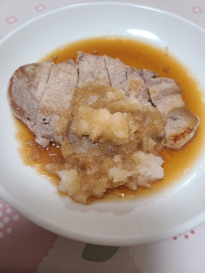 親子大根でさっぱり☆ポークソテーポン酢がけ