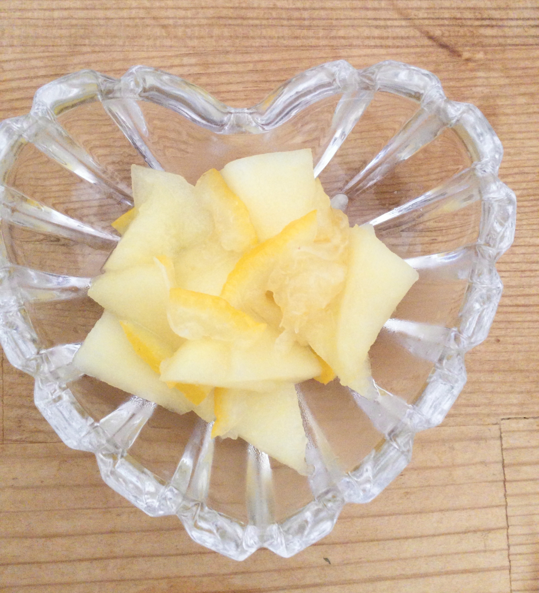 りんごと柚子の煮物