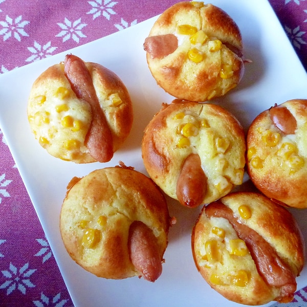 ホットケーキミックスでウインナーマフィン レシピ 作り方 By スタリオン順平 楽天レシピ ホットケーキミックスでウインナーマフィン レシピ 作り方 By スタリオン順平 楽天レシピ