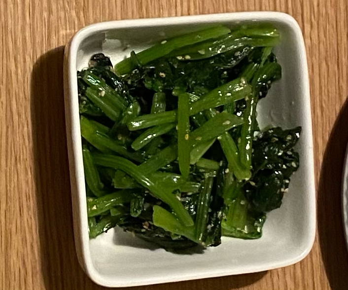 ほうれん草の胡麻和え