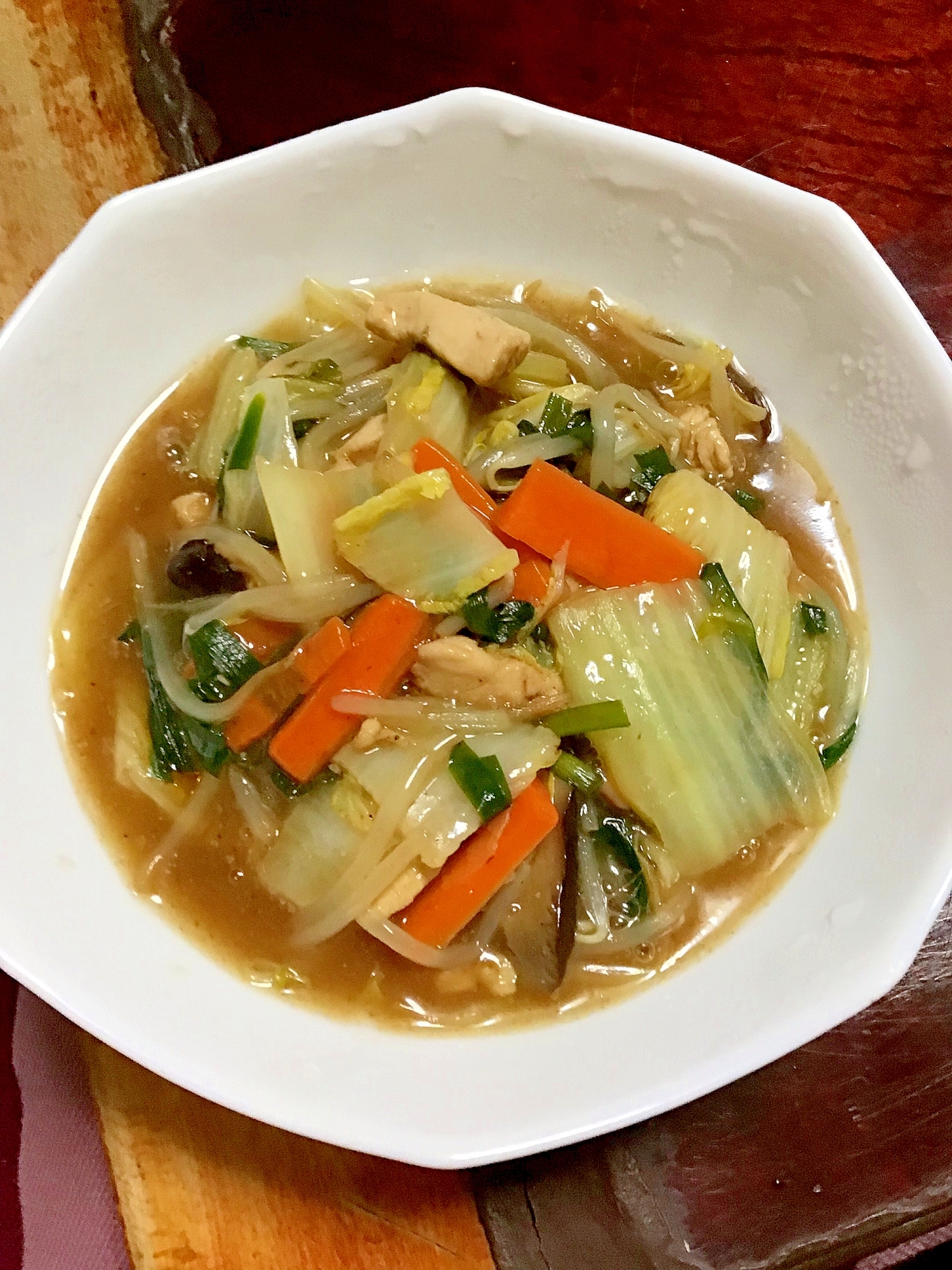 鶏ムネと白菜などのトロ煮。