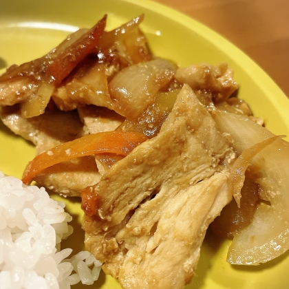 鶏むね肉の生姜焼き