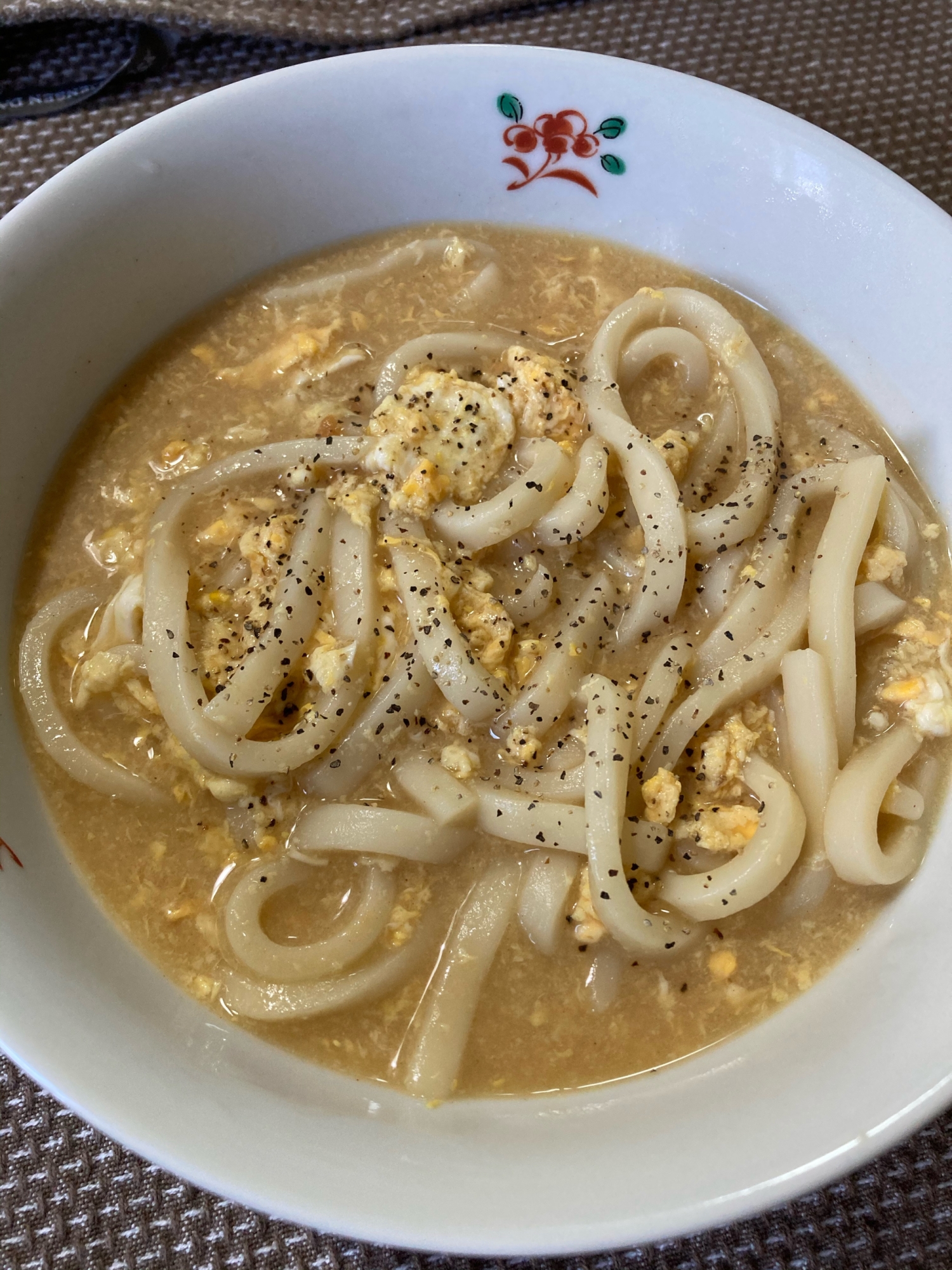 簡単！単純！味噌うどん！