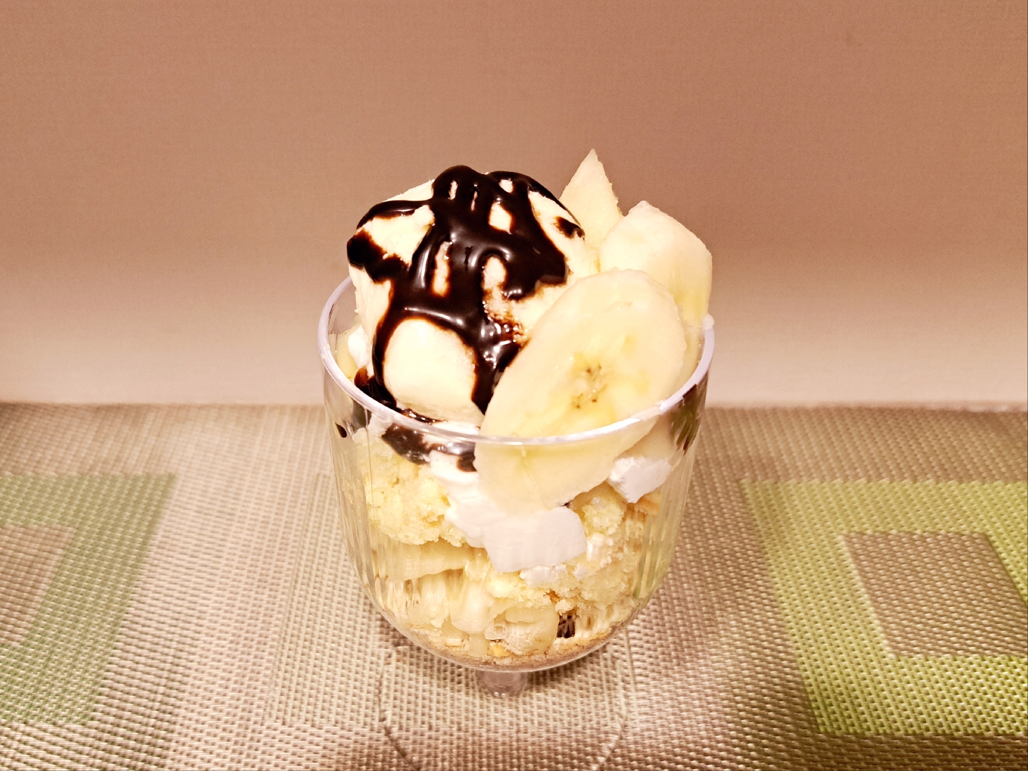 お家で簡単デザート!バナナパフェ