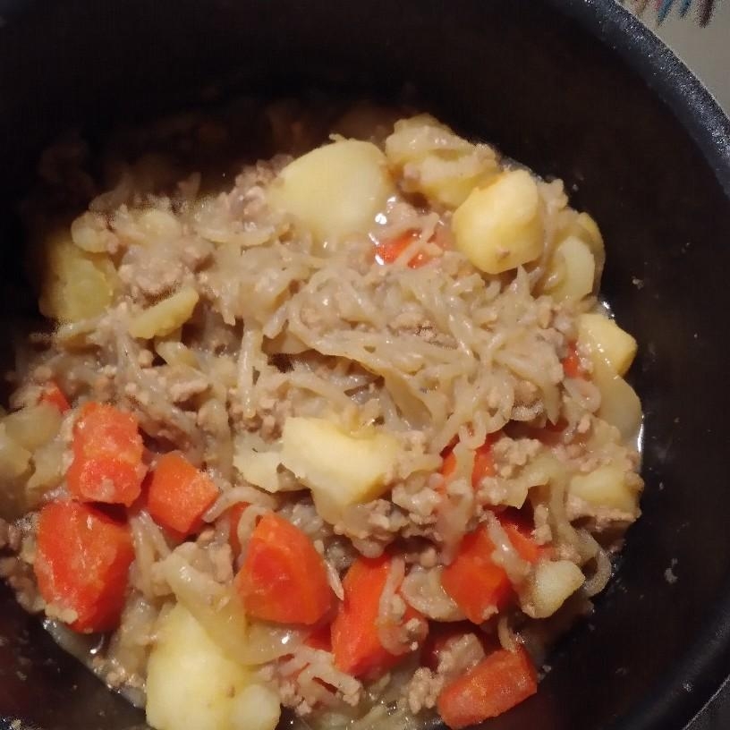 牛ミンチの肉じゃが