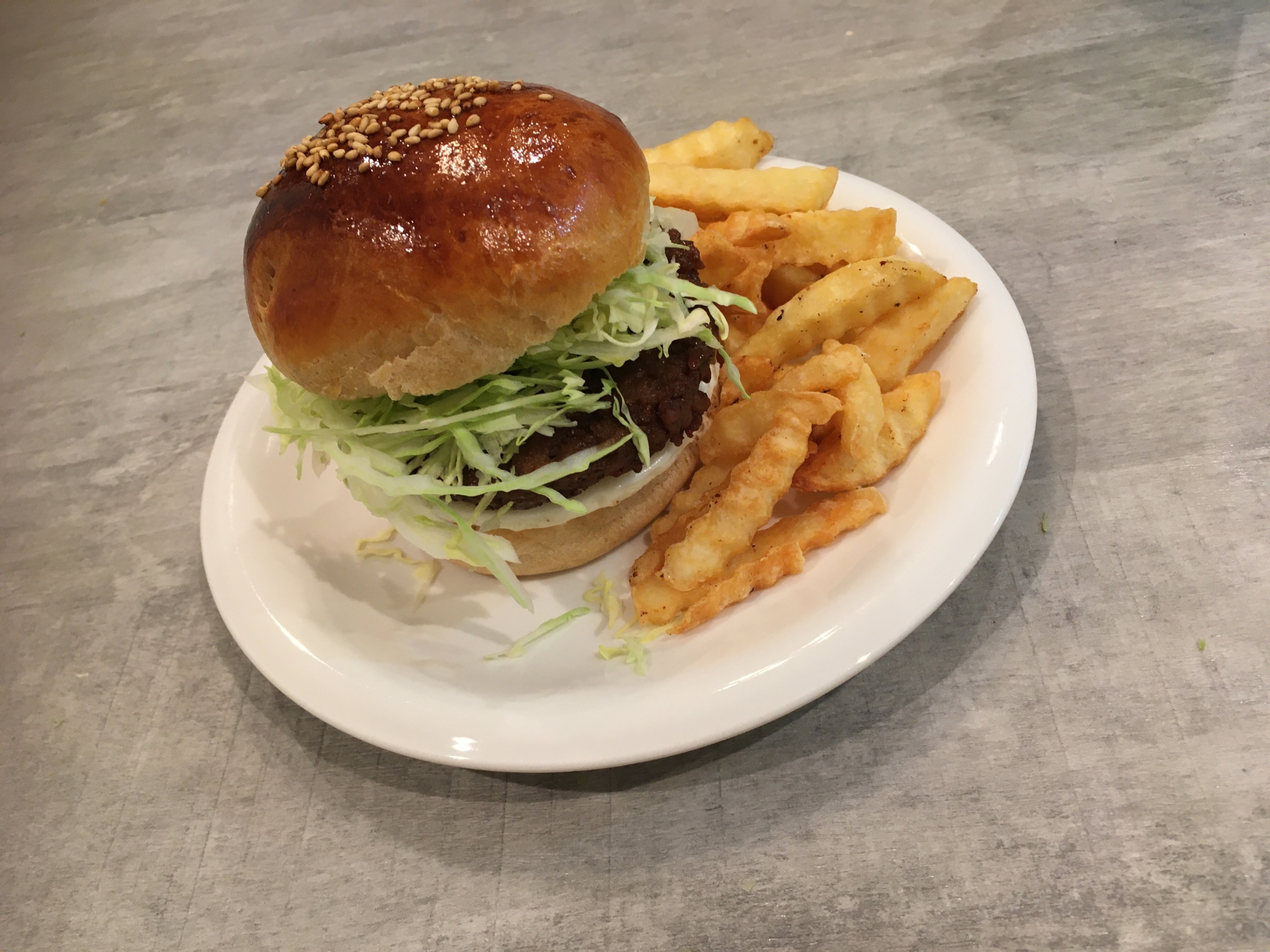 ハンバーガーの照り焼きパテ