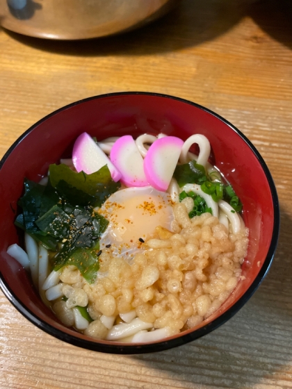 一人ご飯にピッタリ！月見うどん