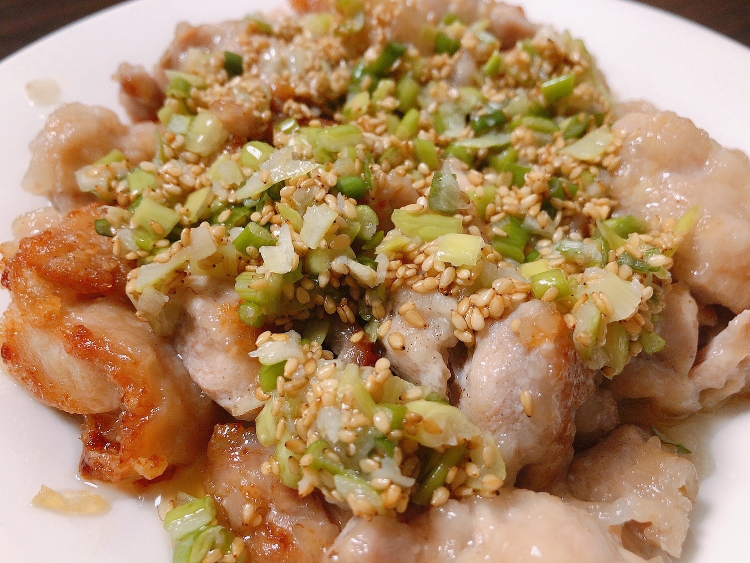 おつまみにも!ネギ塩チキン