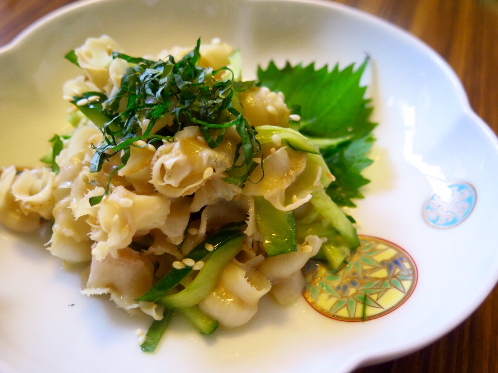 ホタテのヒモのおつまみナムル