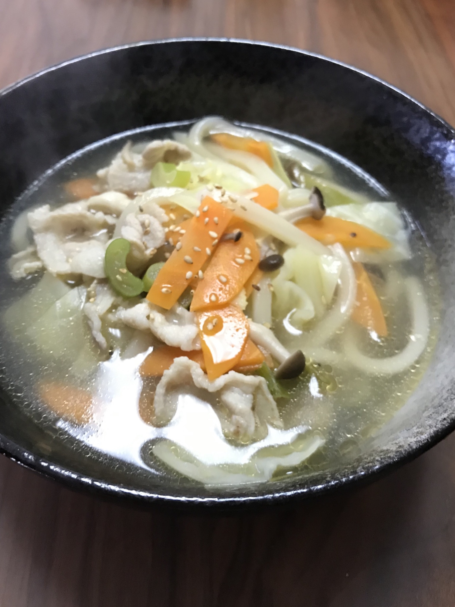 あったか〜い♡野菜の煮込みうどん