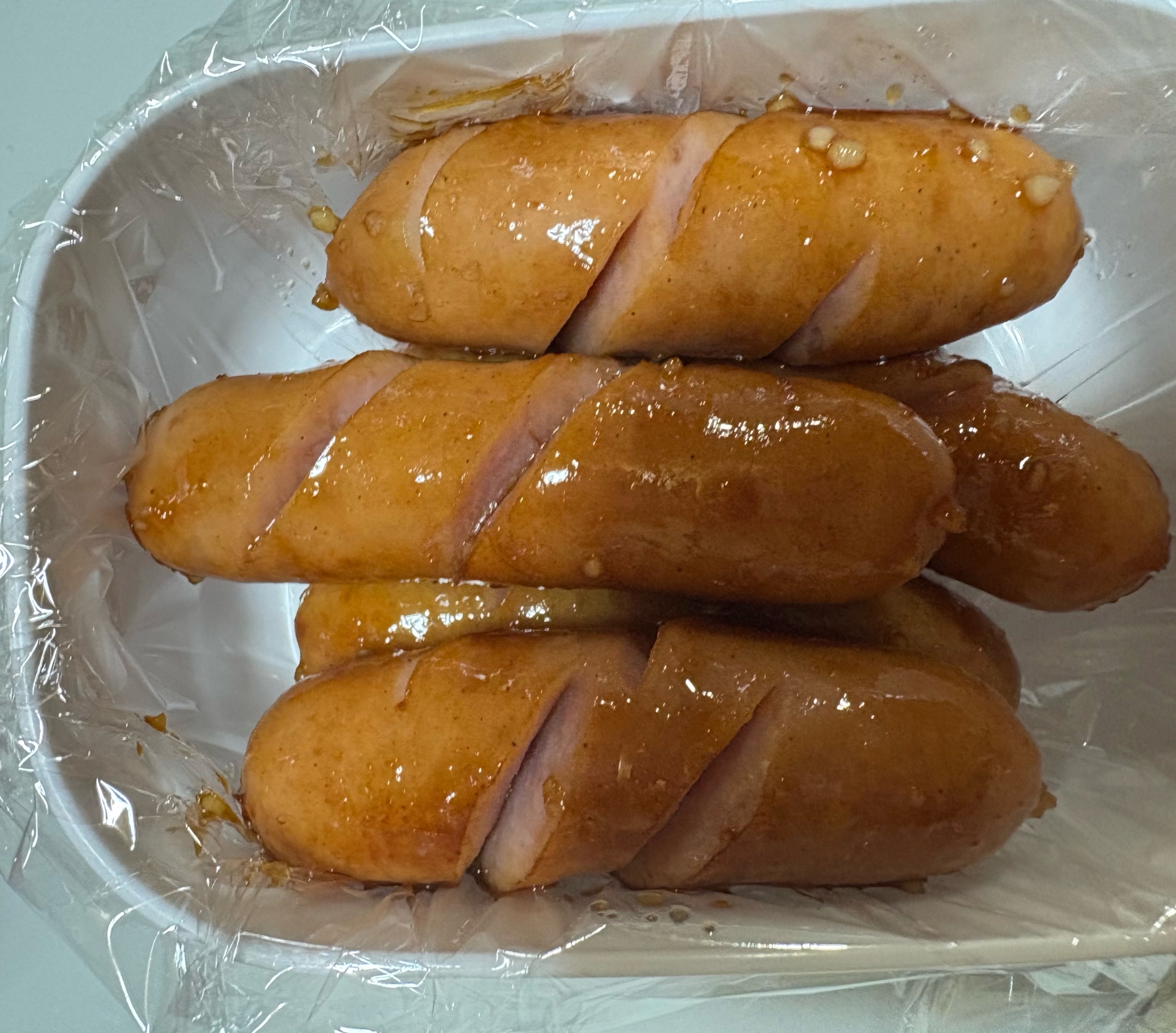にんにくが効いたソーセージ炒め
