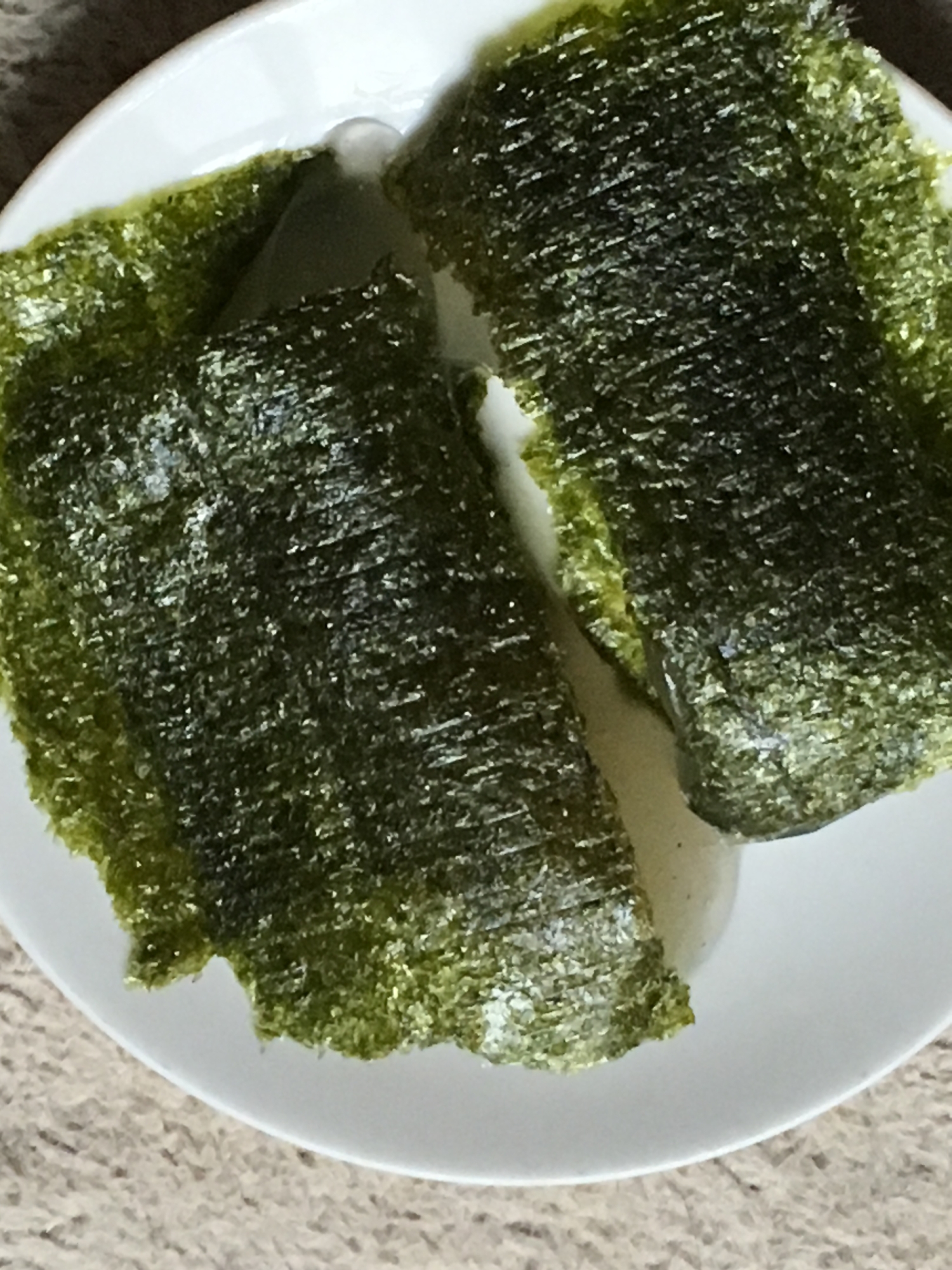 サイリウム餅の韓国海苔サンド（低糖）
